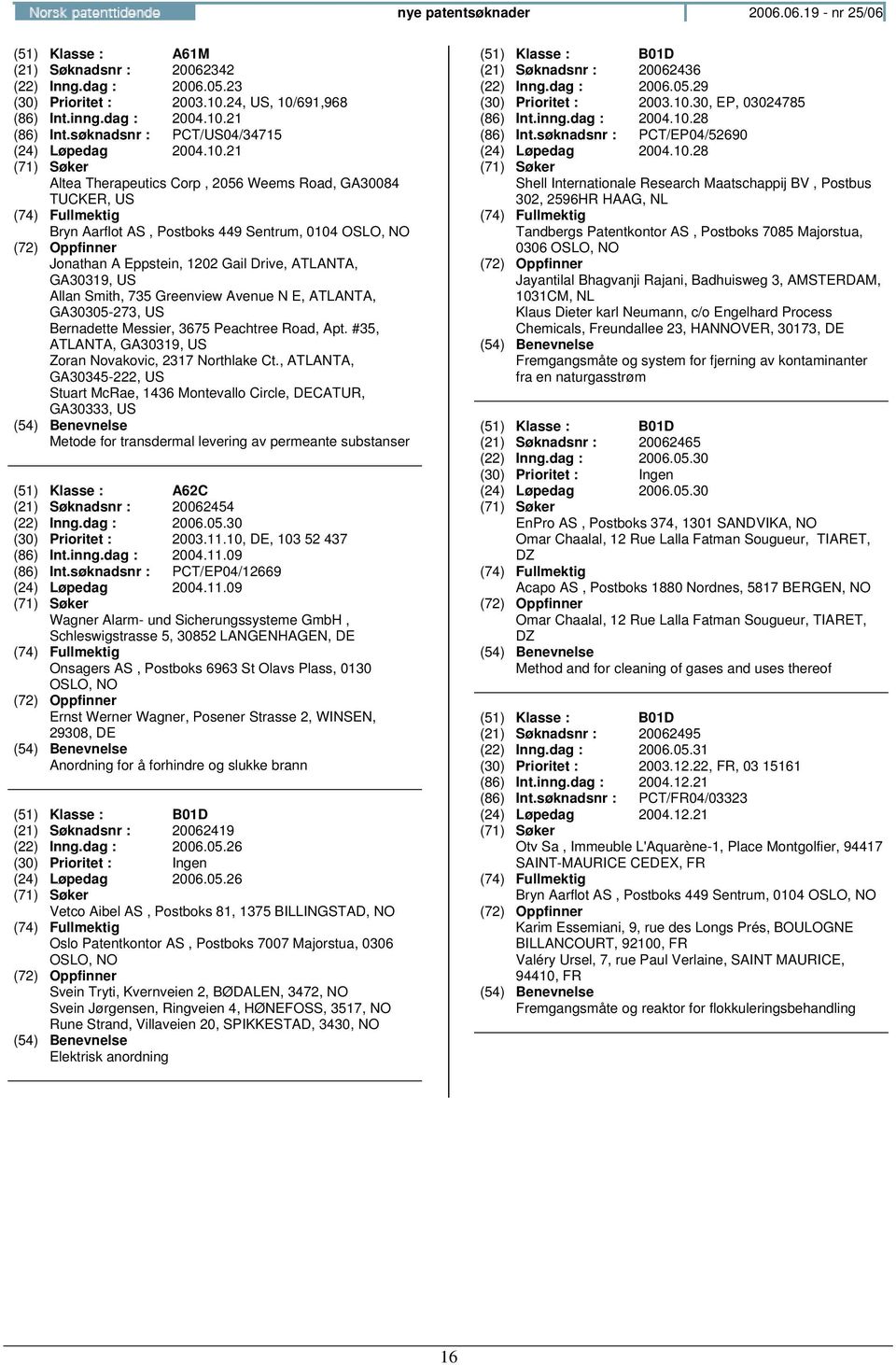 691,968 (86) Int.inng.dag : 2004.10.