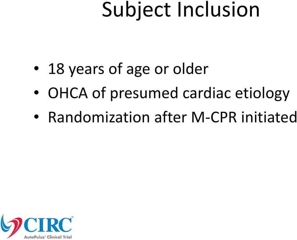 presumed cardiac etiology