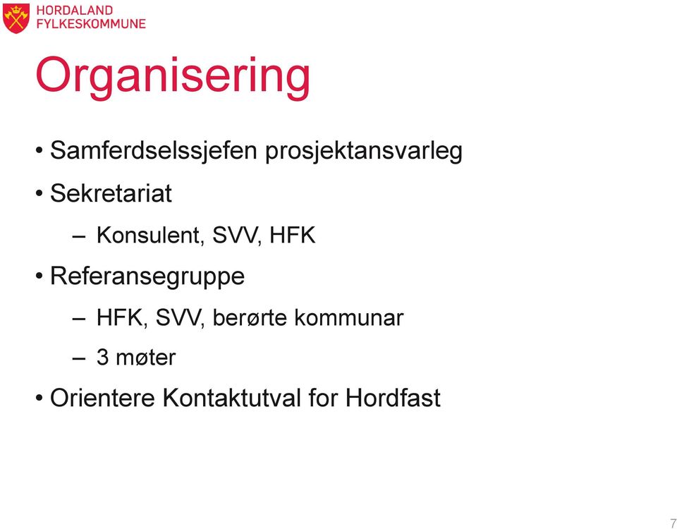 SVV, HFK Referansegruppe HFK, SVV, berørte