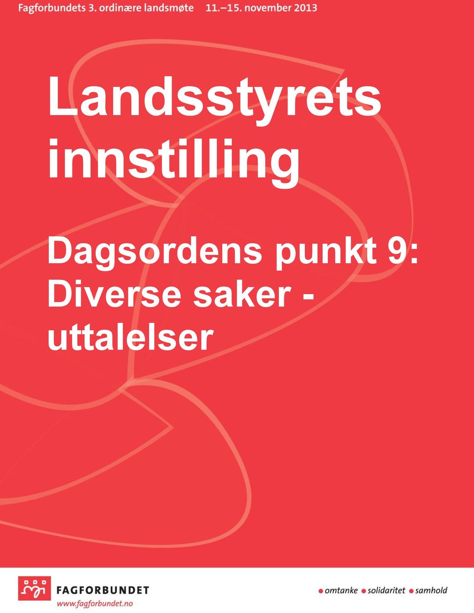 Dagsordens punkt