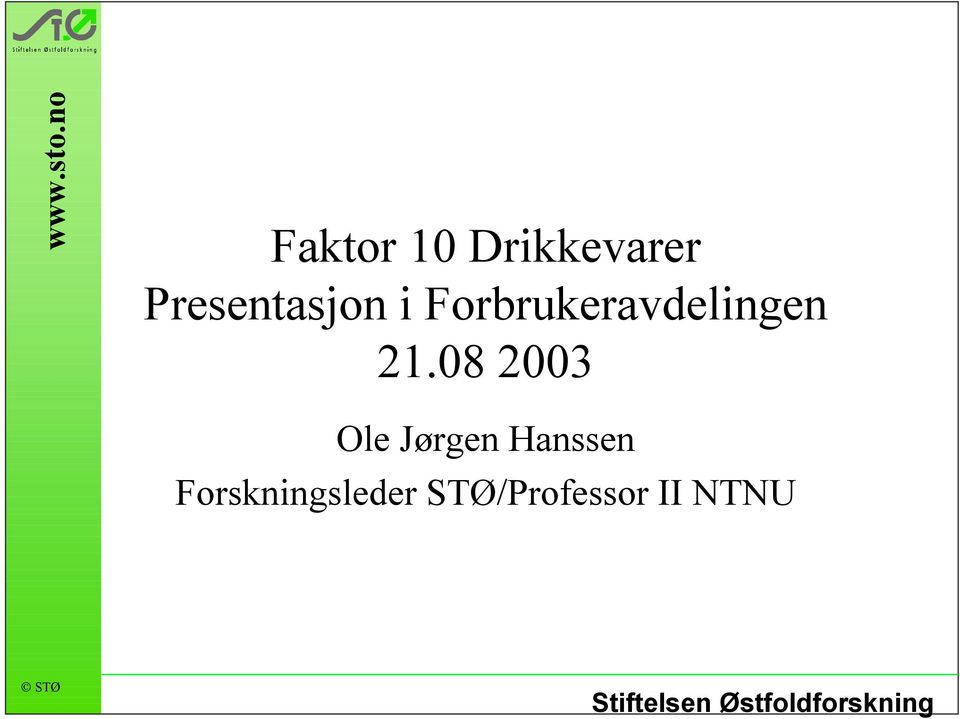 Forbrukeravdelingen 21.