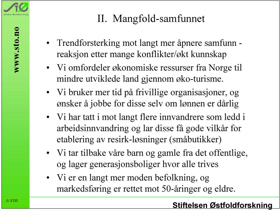 land gjennom øko-turisme.