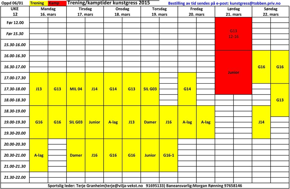 mars 12-16 Junior J13 MIL 04 SIL G03