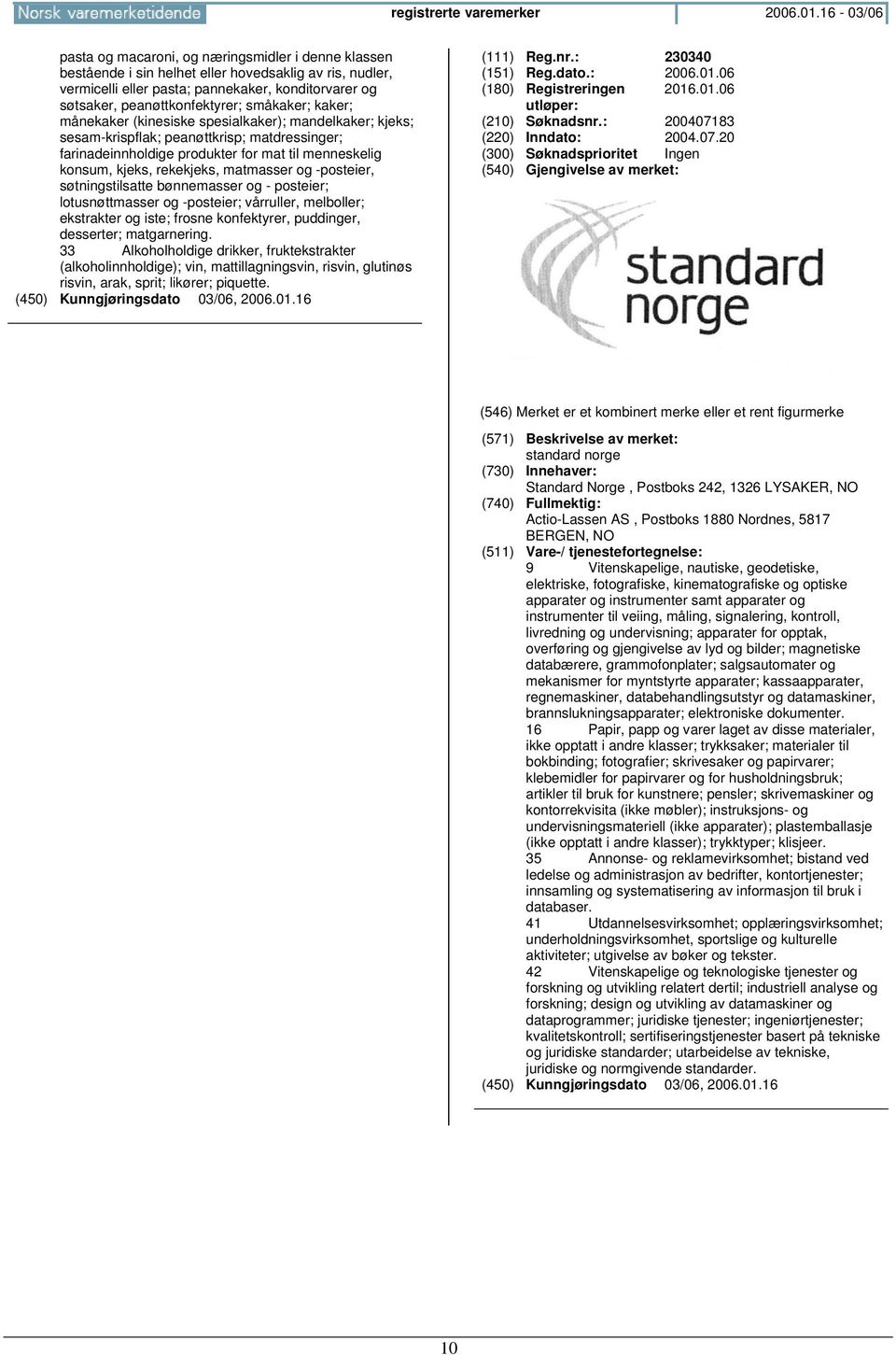 peanøttkonfektyrer; småkaker; kaker; månekaker (kinesiske spesialkaker); mandelkaker; kjeks; sesam-krispflak; peanøttkrisp; matdressinger; farinadeinnholdige produkter for mat til menneskelig konsum,