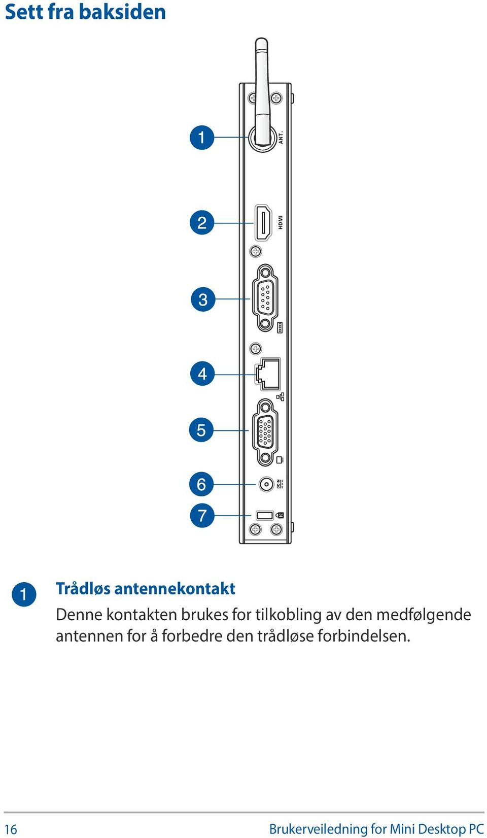 medfølgende antennen for å forbedre den