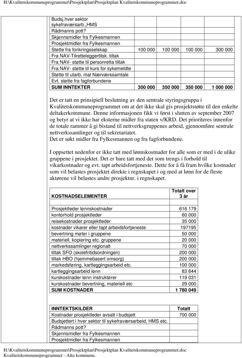 tiltak Fra NAV- støtte til personretta tiltak Fra NAV- støtte til kurs for sykemeldte Støtte til utarb. mal Nærværssamtale Evt.