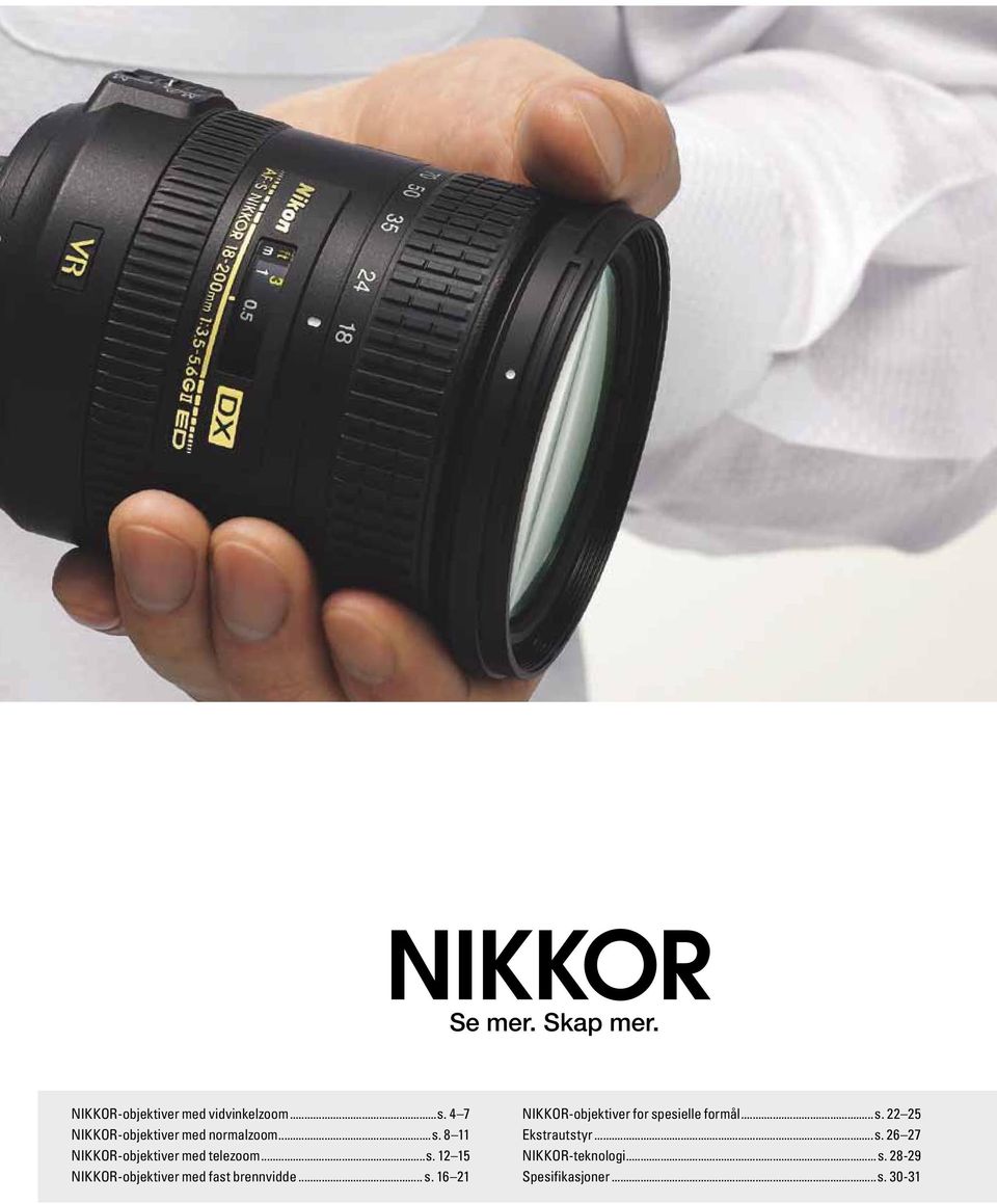 8 11 NIKKOR-objektiver med telezoom...s.