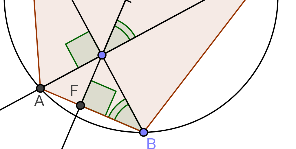 til oppgver. b. Vis t AGGD... BCA BDA som periferivinkler over smme bue AB. DPG BCA, fordi DP AC og PG CF, vinkelbein står prvis normlt på hverndre. Men d er DPG BCA BDA GDP. b. CBD CAD som periferivinkler over smme bue DC.