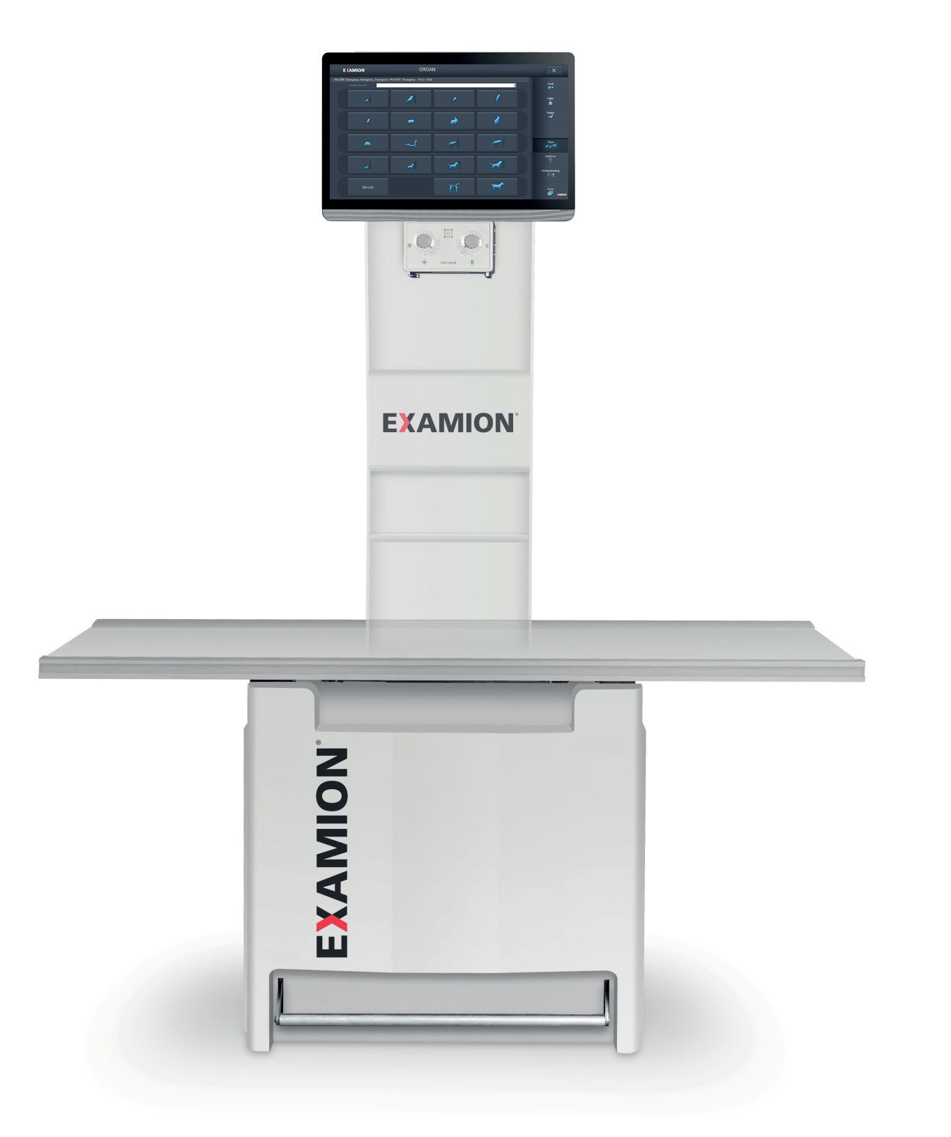 EXAMION X-R Static Classic + X-DR XL Et fullintegrert system med røntgen og DR sensor i ett.