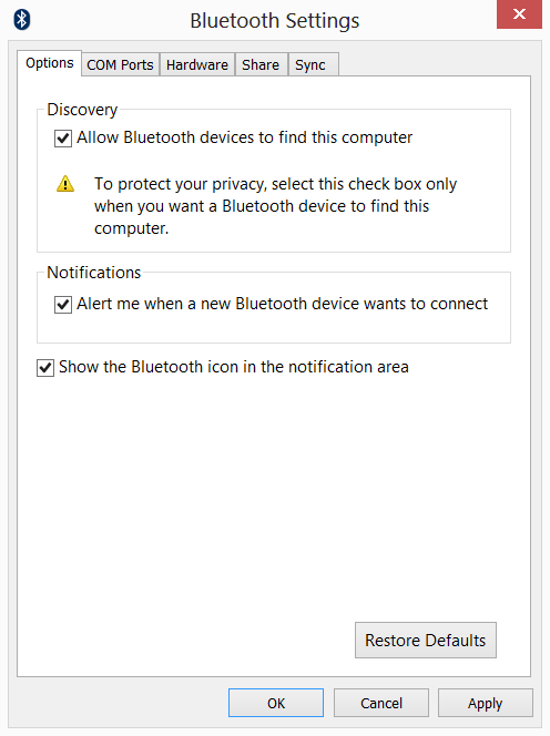 38 - Bruke en Bluetooth-tilkobling 3. I skrivebordets varslingsområde klikker du på Bluetooth-ikonet og velger Åpne innstillinger. 4.