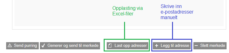 2 Lagre e-postadresser i Excel (valgfritt) Noen arbeidsplasser har et større antall ansatte, det er ofte tid spart ved å laste inn Excel-filer.