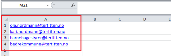 4 Sende ut e-post Ta stilling til om dere skal sende ut e-post manuelt eller la systemet sende ut for dere på en bestemt dato. Datoen kan f.eks.