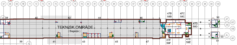 A146091-nivå D Uke 35-36 Teknisk reetablering etter karnappstålmontasje. Oppstart stålmontasje for heisgrube akse 76-77, natt til 30/8.