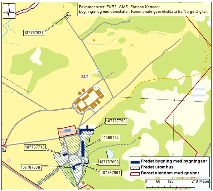 Forskrift om fredning av statens kulturhistoriske eiendommer BIOFORSK NORD, TJØTTA Kommune: 1820/Alstahaug Gnr/bnr: 84/1 AskeladdenID: 161010 Referanse til landsverneplan: Omfang fredning Byggnavn