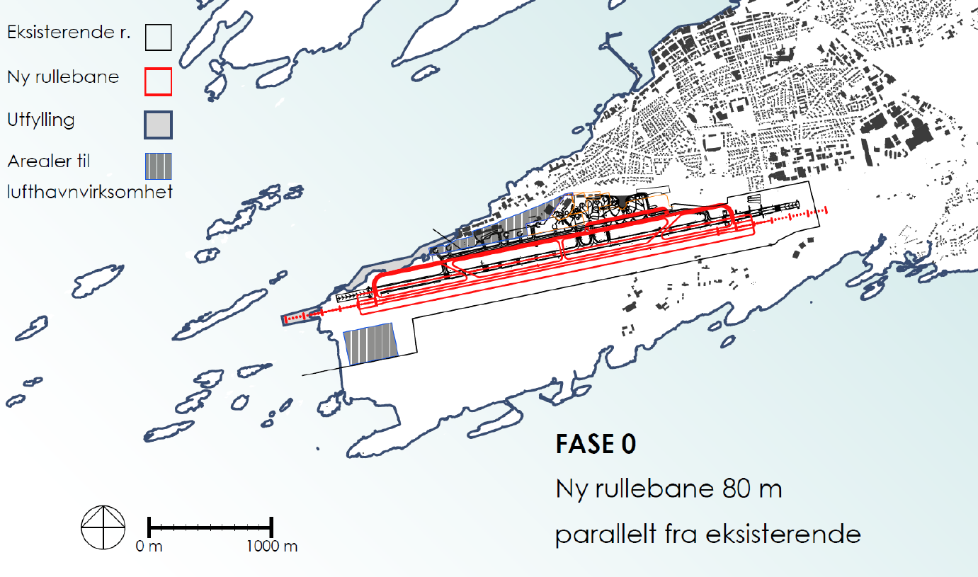 1 INNLEDNING 1.1 BAKGRUNN OG FORMÅL Det må bygges ny rullebane på Bodø lufthavn. Hvor denne rullebanen bygges vil ha stor betydning for utviklingen av Bodø by.