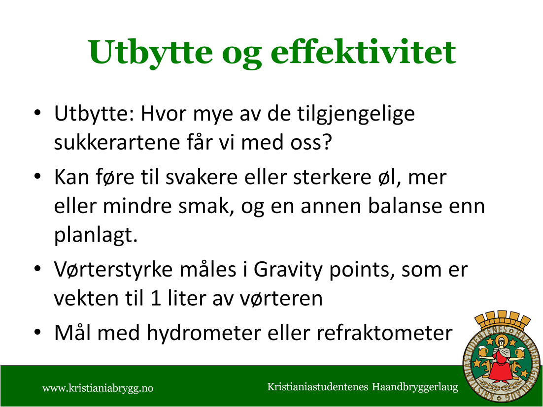 Vis frem hydrometer og refraktometer!