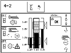 KRONE kontrollterminal Gamma Diagnose analoge sensorer, mulige statusmeldinger (state): Fig. 103 Funksjon gitt Kabelbrudd Kortslutning Mulige analoge sensorer (alt etter maskinens utstyr) Nr.