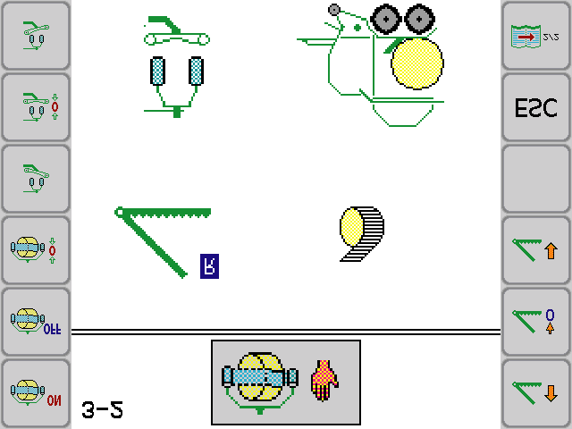 Pos: 23.114 /BA/Info-Center/CC-ISOBUS-Terminal/CCI-Press-Wickelvorrichtung/Hauptmenüs/Hauptmenü 3 Handbedienung/Schwenktisch manuell verfahren @ 53\mod_1289980628828_106.doc @ 507213 @ 3 @ 1 Pos: 23.