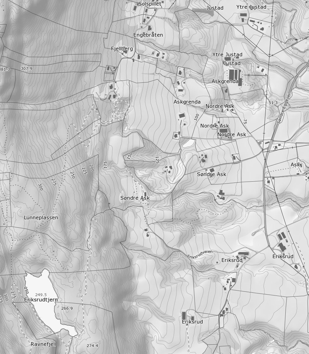 0 50 100 150m Målestokk 1 : 7500 ved A4 utskrift Utskriftsdato: 04.11.