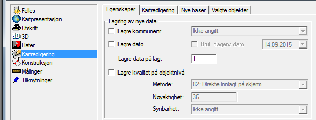 Oppgave 1 Forberede ajourføring av AR5 Start GISLINE Kart.