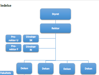 Konsekvenser enhetlig ledelse Stillingen som administrerende direktør (høgskoledirektør) faller bort da denne rollen i sin helhet er overført til tilsatt rektor som blir høgskolens daglige leder.