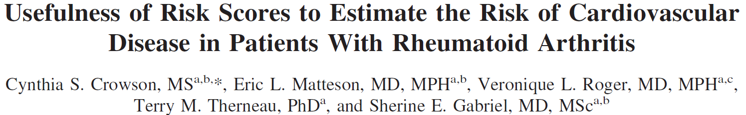 calculated risk for CV events CV events Underestimering av risiko ved bruk av