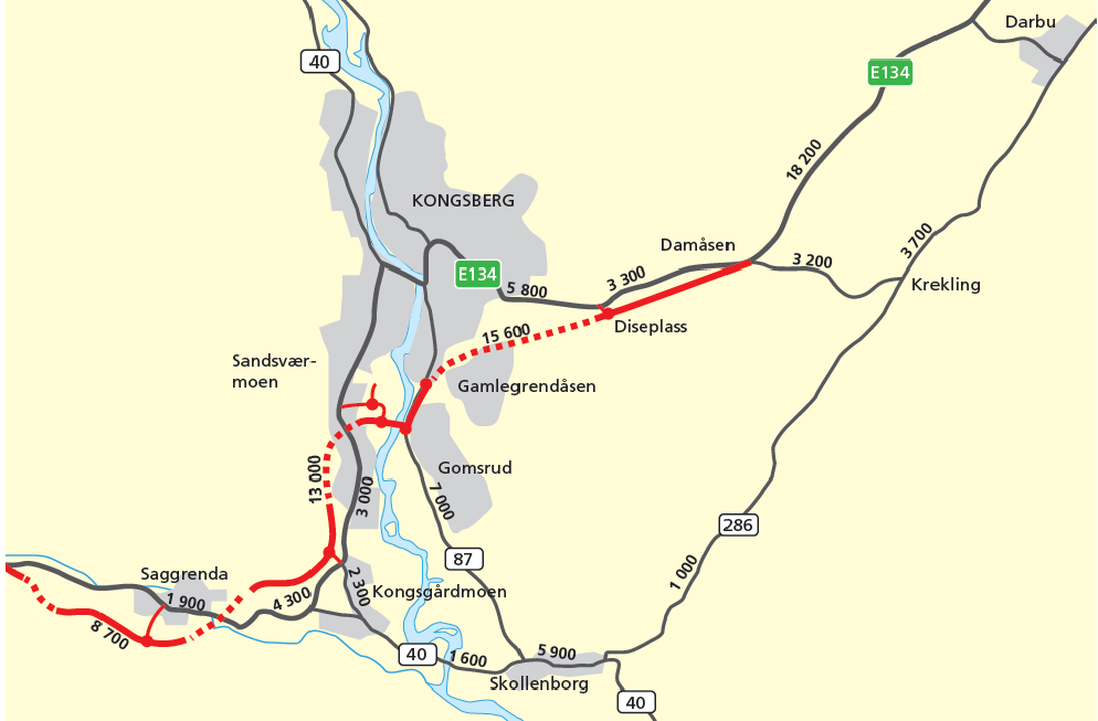 Sildetomta Trafikkanalyse Side 23 Nasjonal Transportplan 2014-2023 - Dette skriver regjeringen i nasjonal transportplan: I første fireårsperiode prioriterer regjeringen å starte utbygging av