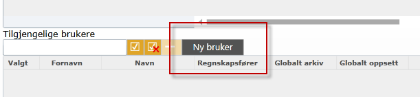 10. Klikk på. Skjermbildet Legg brukere til klienter åpnes, og her kan du velge hvilken tilgang brukeren skal ha. 11.