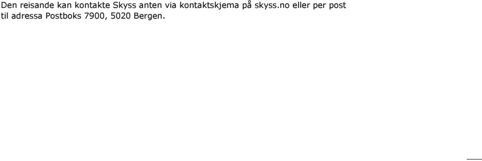 på skyss.