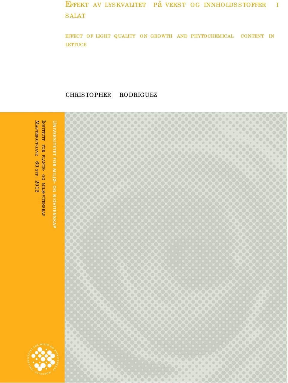 phytochemical content in lettuce christopher rodriguez