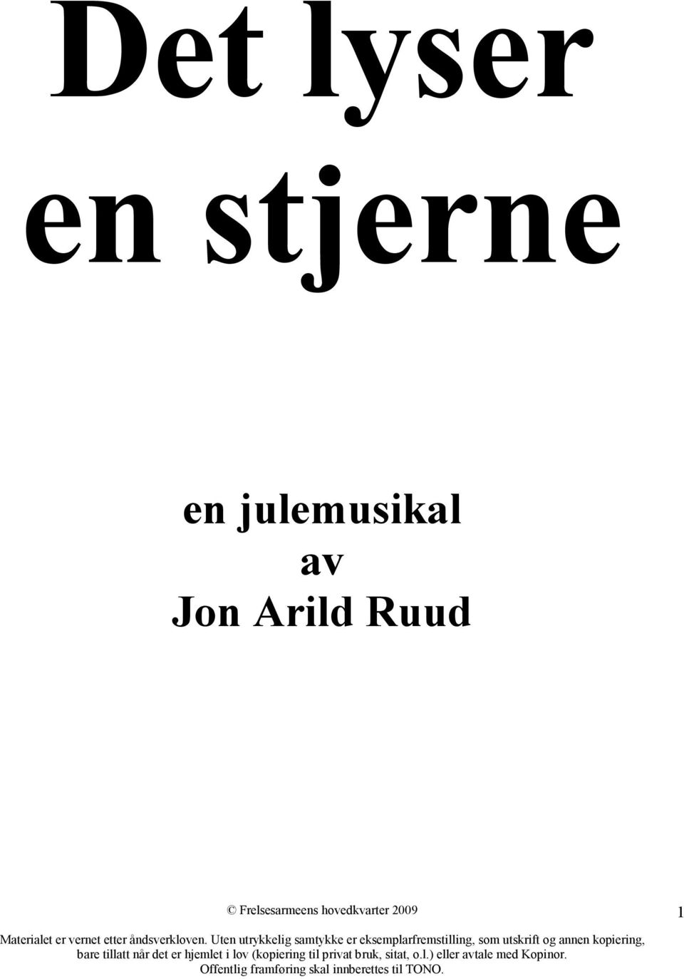 julemusikal