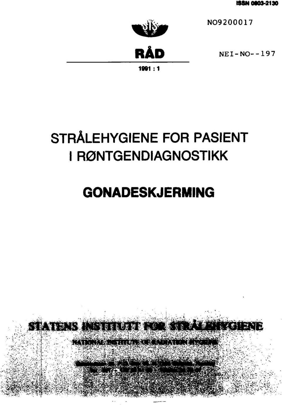 STRÅLEHYGIENE FOR PASIENT I