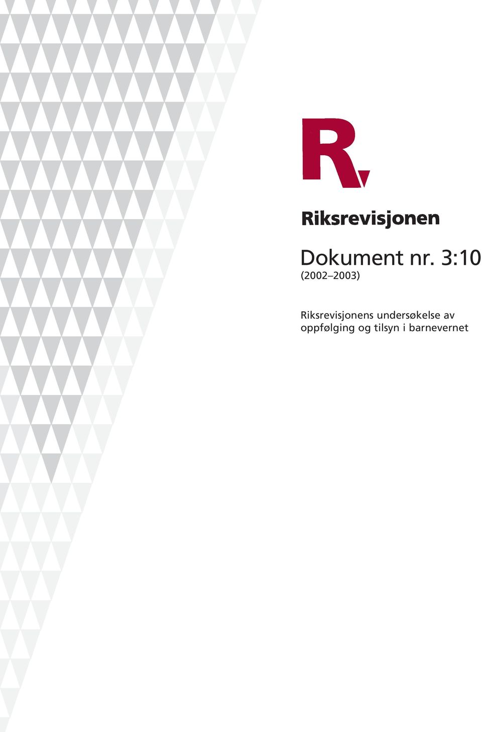 Riksrevisjonens