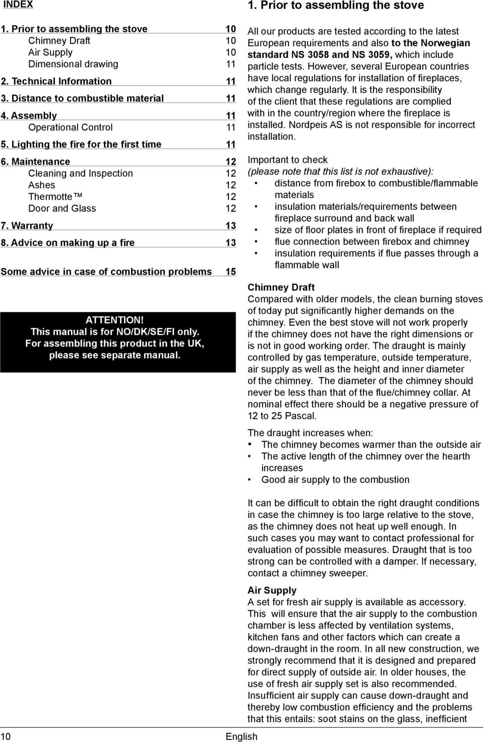 Advice on making up a fire 13