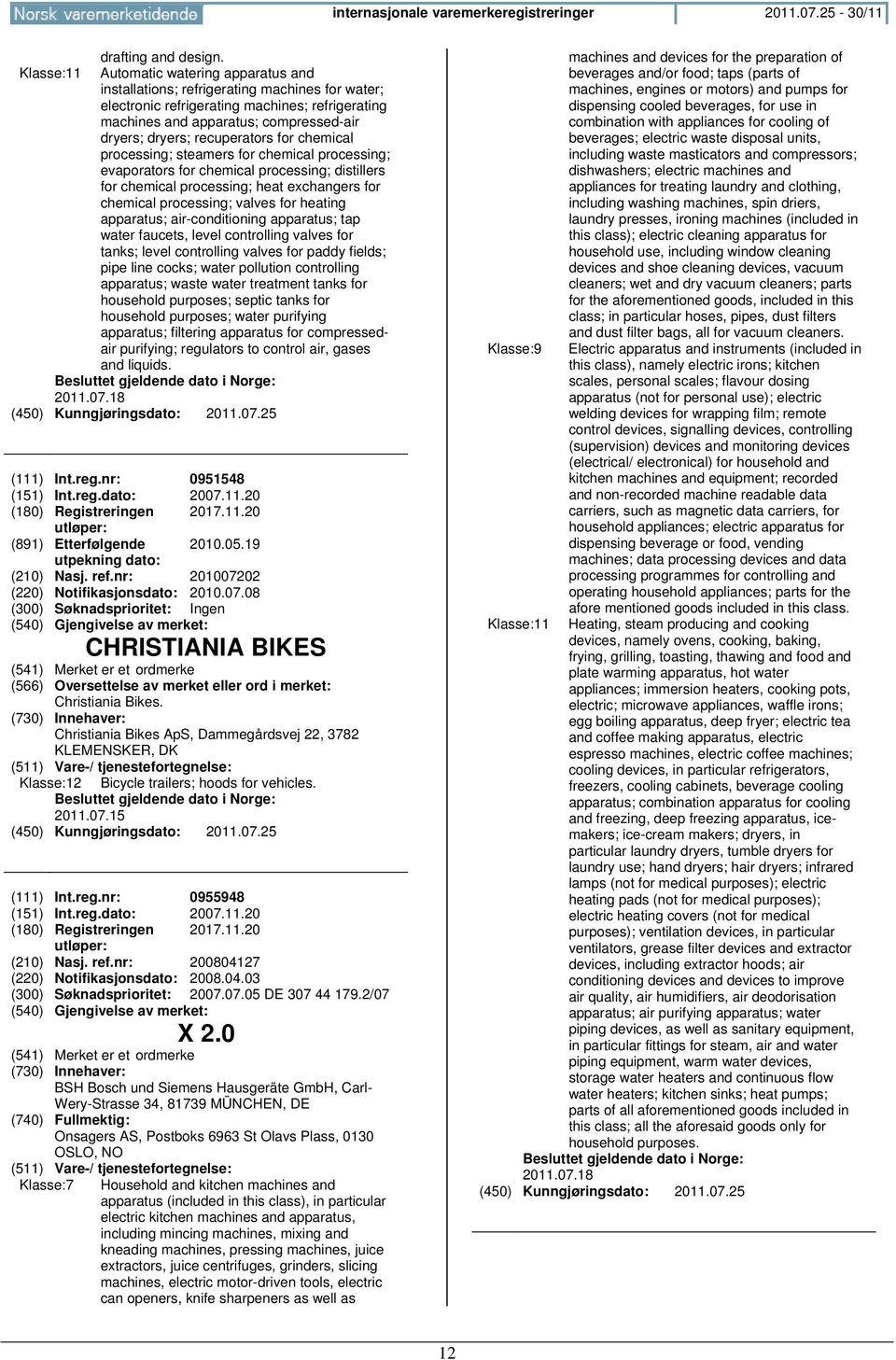 recuperators for chemical processing; steamers for chemical processing; evaporators for chemical processing; distillers for chemical processing; heat exchangers for chemical processing; valves for