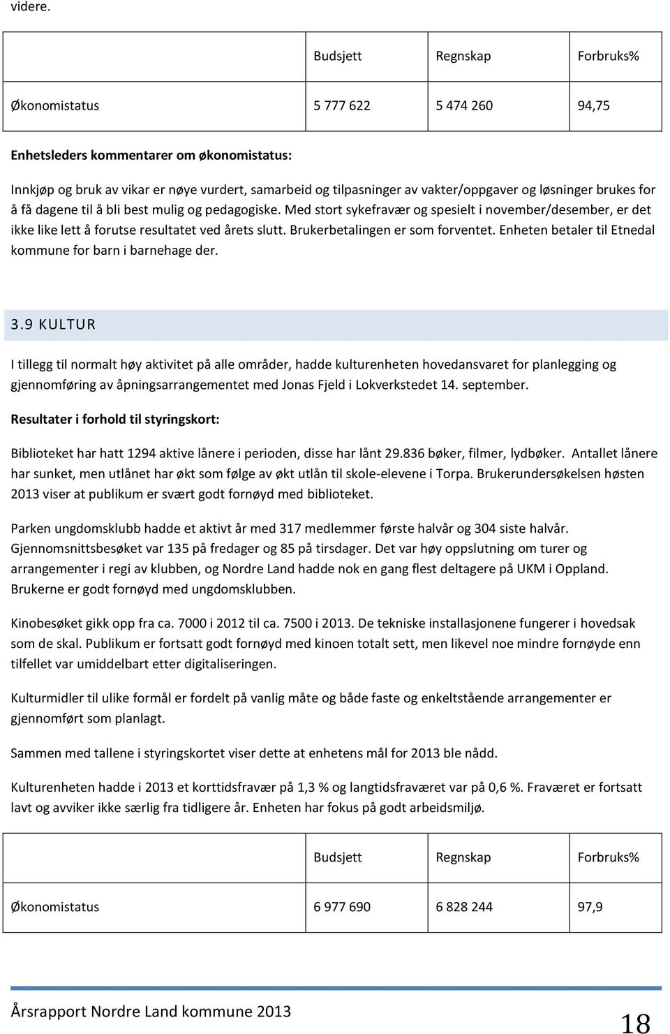 løsninger brukes for å få dagene til å bli best mulig og pedagogiske. Med stort sykefravær og spesielt i november/desember, er det ikke like lett å forutse resultatet ved årets slutt.