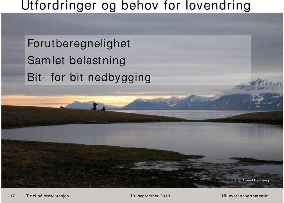 lovendring Forutberegnelighet