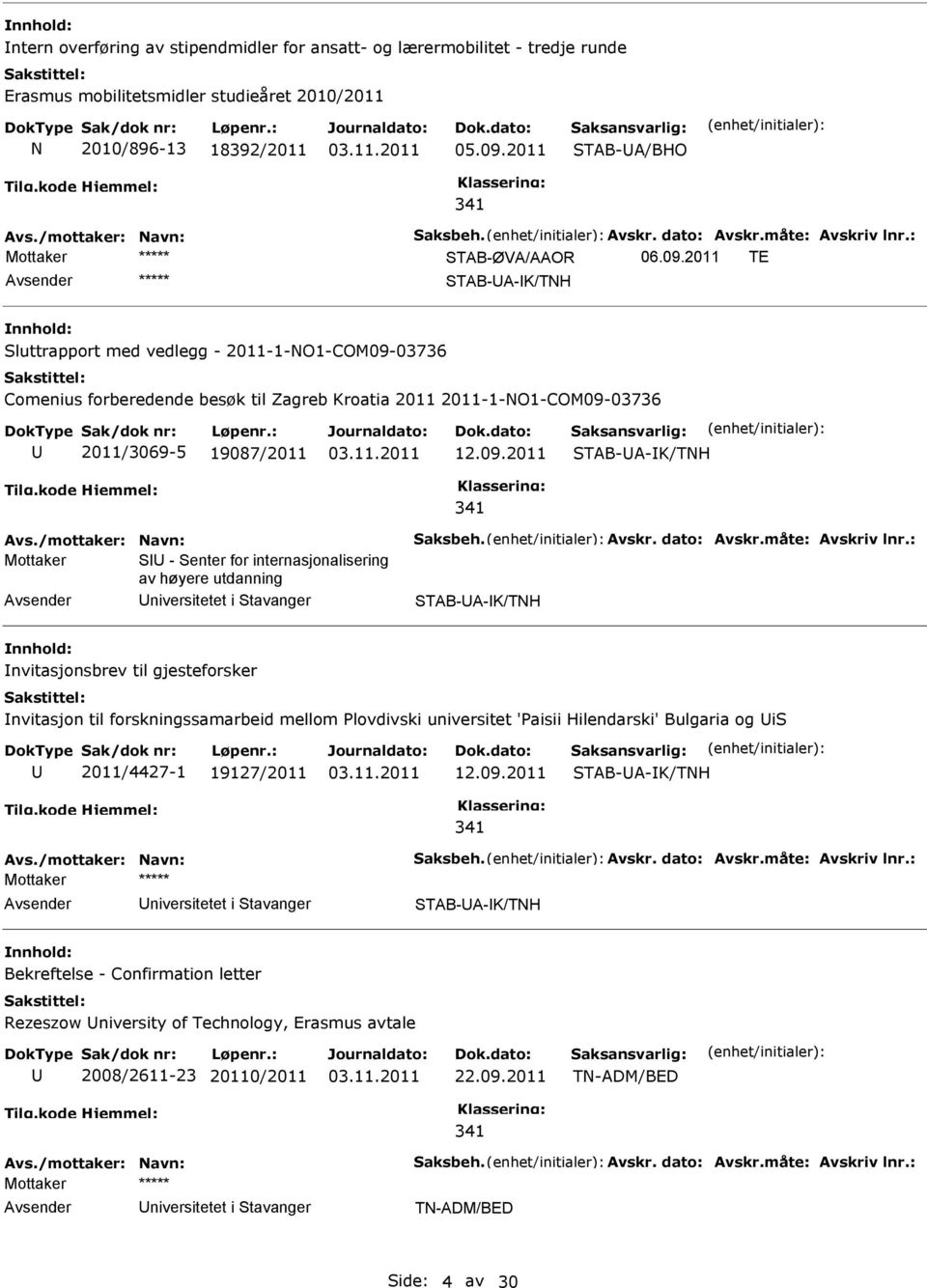 2011 TE ***** TAB-A-K/TNH luttrapport med vedlegg - 2011-1-NO1-COM09-