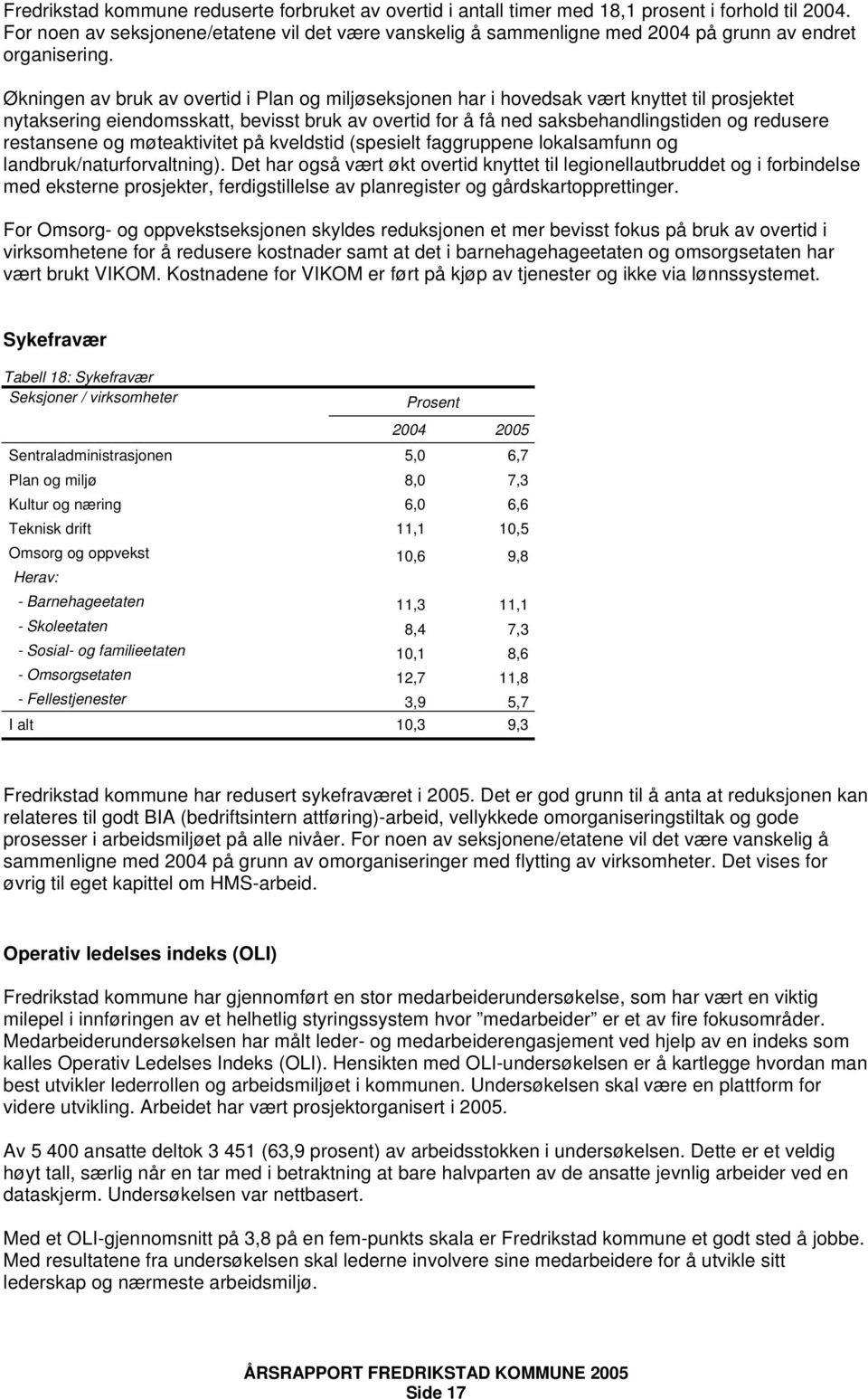 Økningen av bruk av overtid i Plan og miljøseksjonen har i hovedsak vært knyttet til prosjektet nytaksering eiendomsskatt, bevisst bruk av overtid for å få ned saksbehandlingstiden og redusere