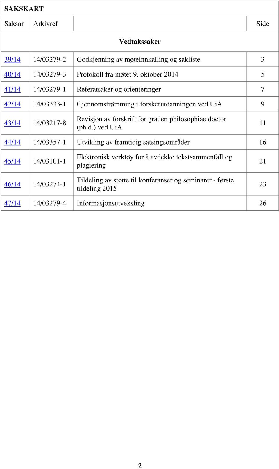 forskrift for grade