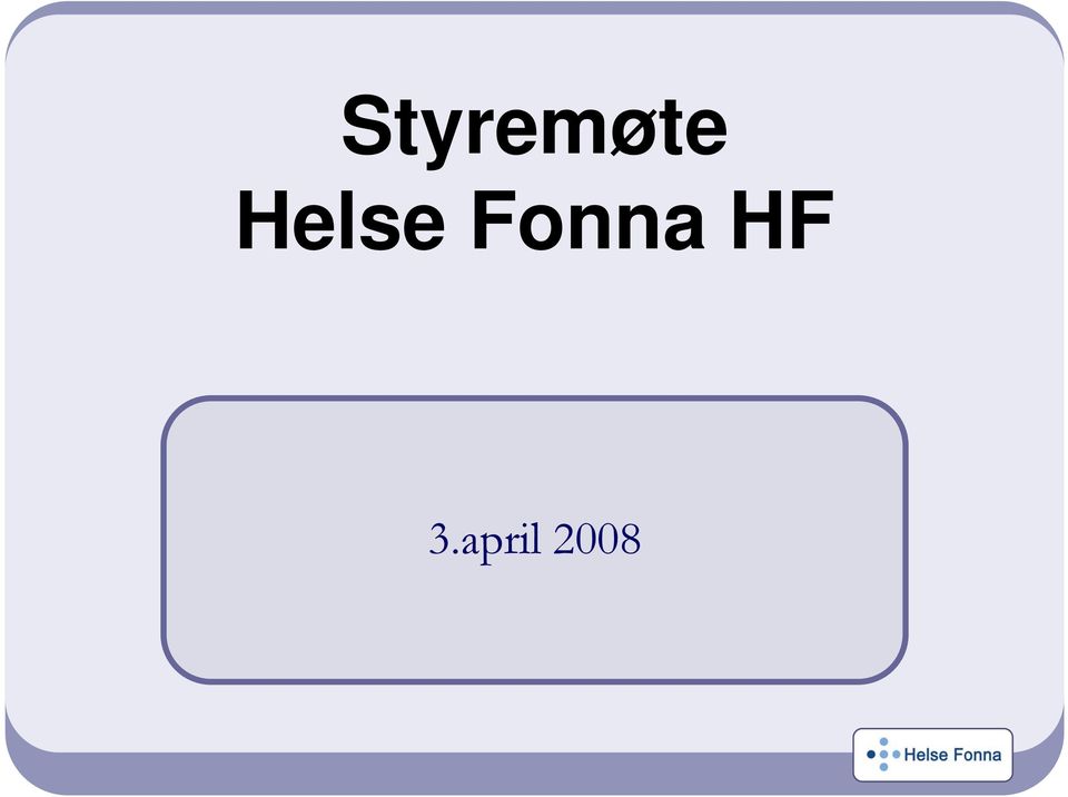 Fonna HF