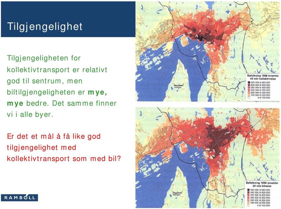 bedre. Det samme finner vi i alle byer.