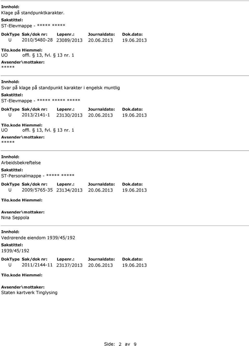 engelsk muntlig ST-Elevmappe - O 2013/2141-1 23130/2013 Arbeidsbekreftelse