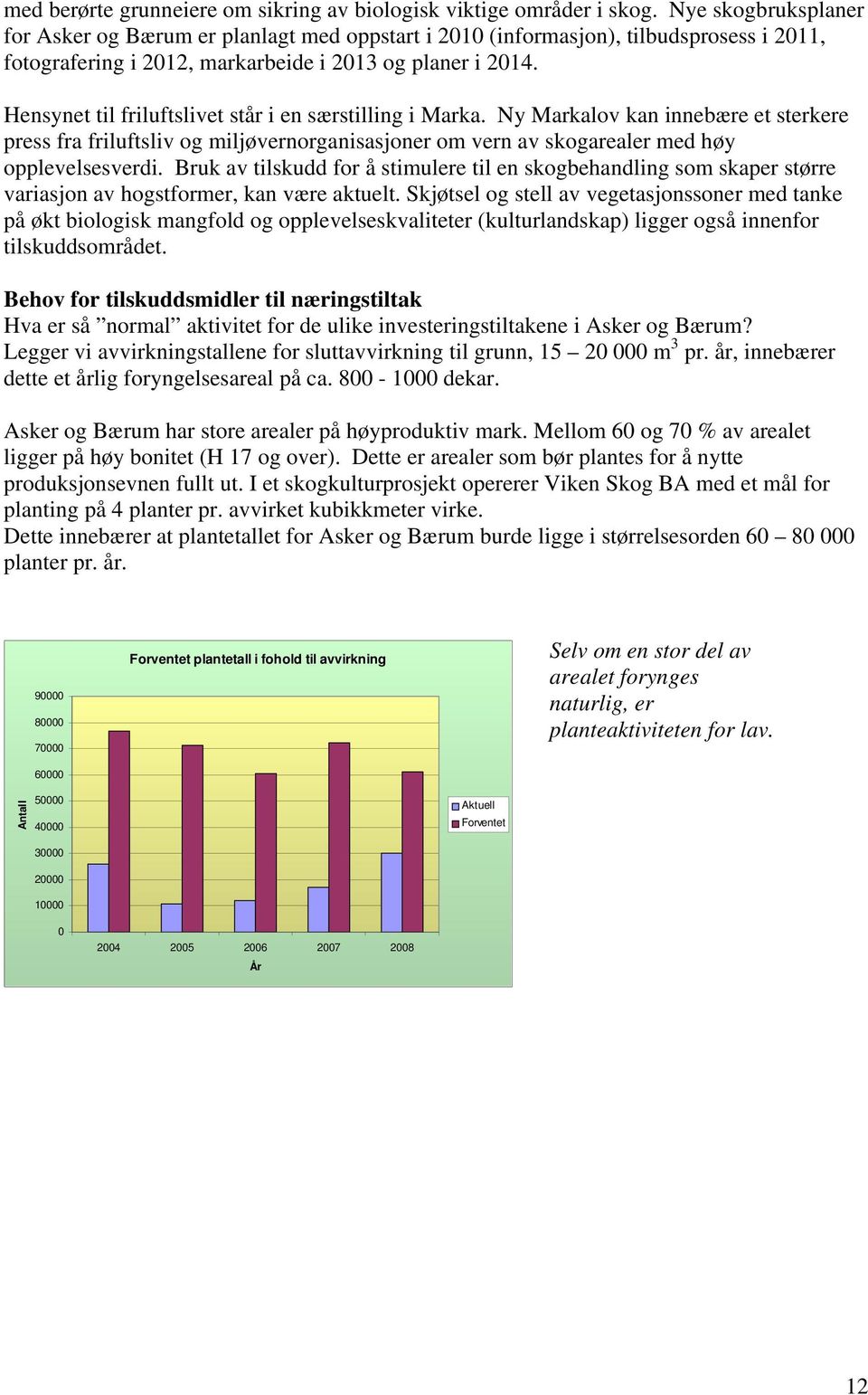 Hensynet til friluftslivet står i en særstilling i Marka. Ny Markalov kan innebære et sterkere press fra friluftsliv og miljøvernorganisasjoner om vern av skogarealer med høy opplevelsesverdi.