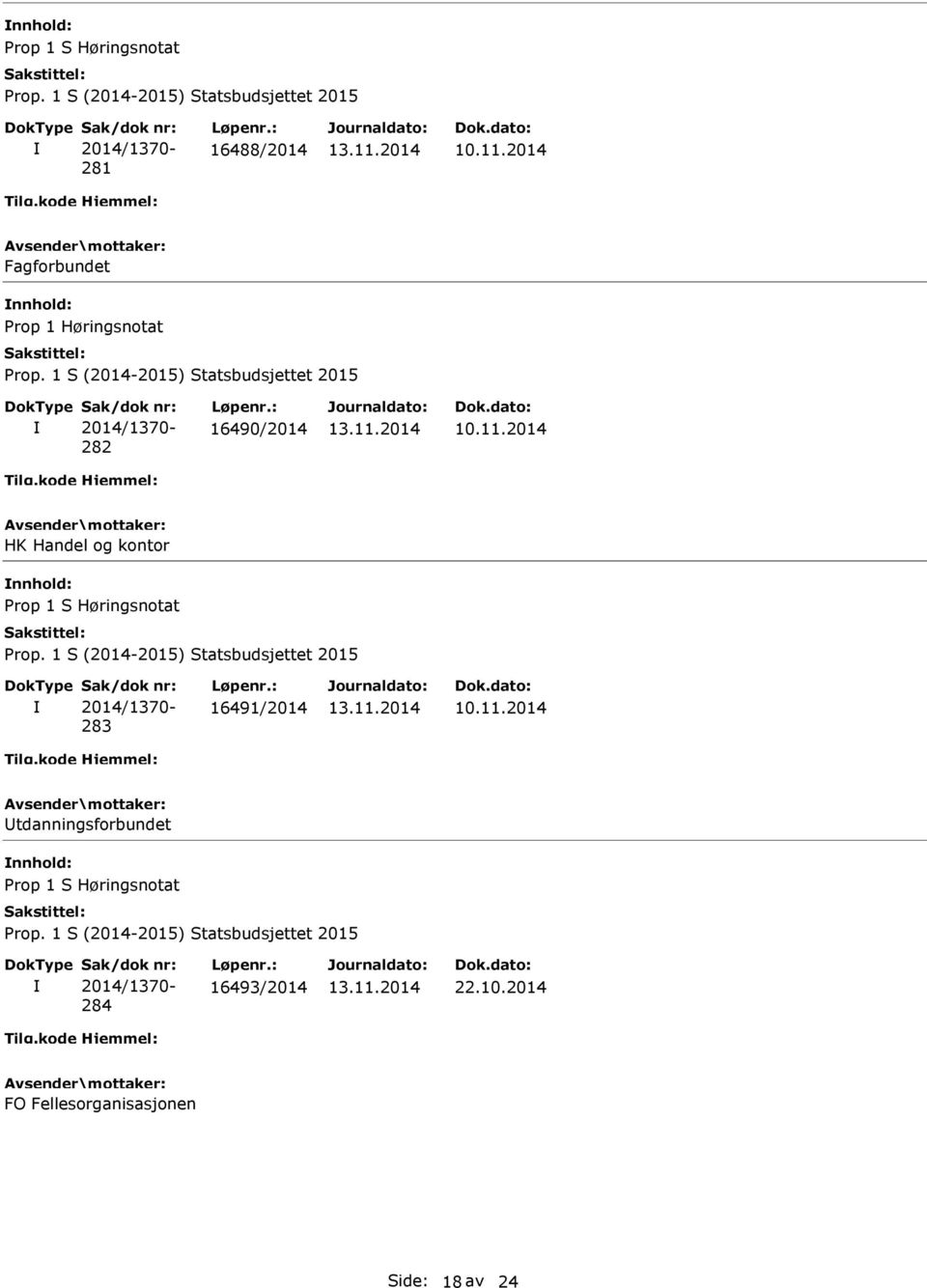 nnhold: 283 16491/2014 tdanningsforbundet nnhold: 284