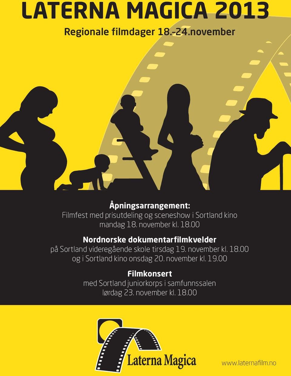 november kl. 18.00 Nordnorske dokumentarfilmkvelder på Sortland videregående skole tirsdag 19.