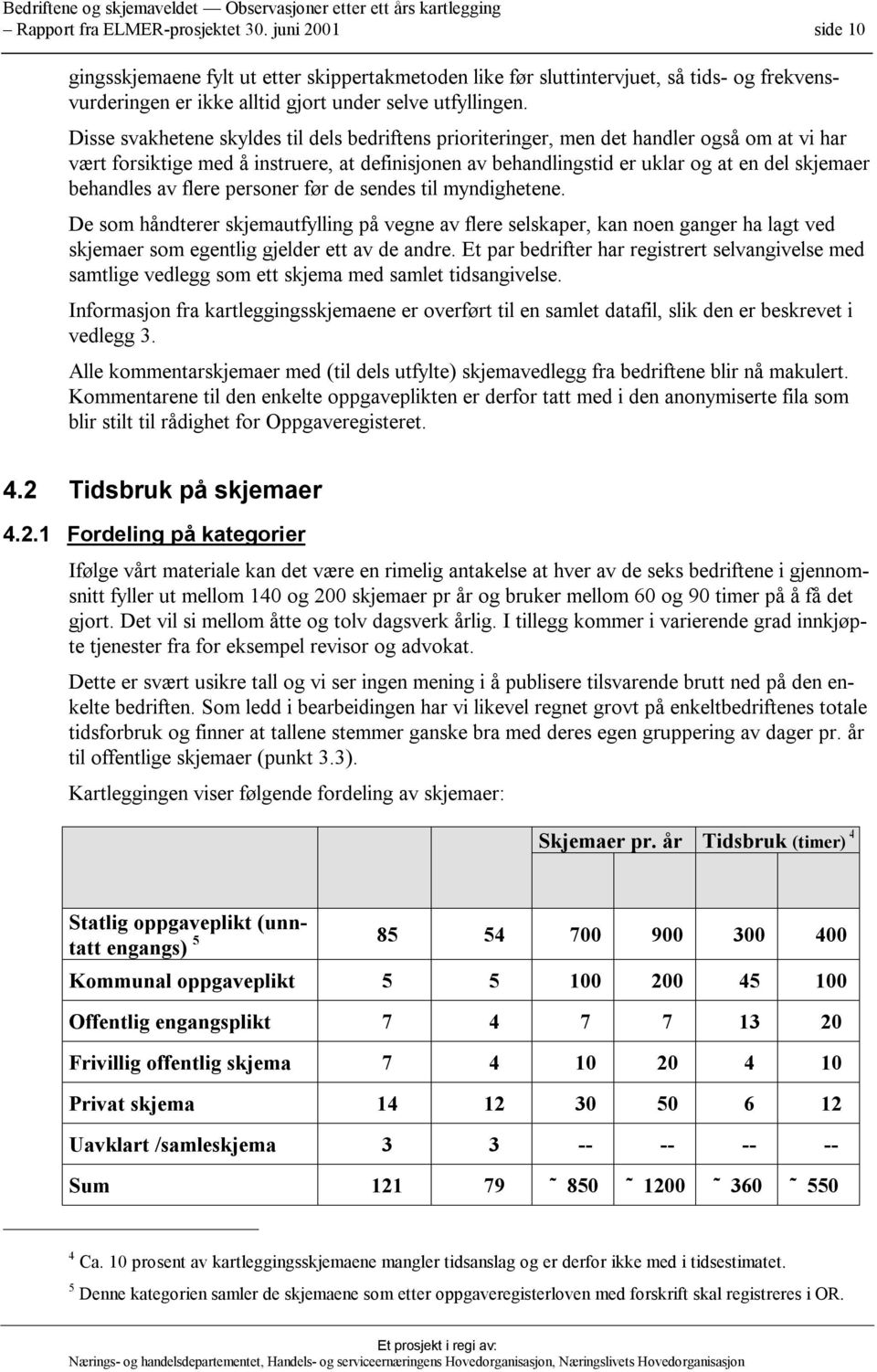 Disse svakhetene skyldes til dels bedriftens prioriteringer, men det handler også om at vi har vært forsiktige med å instruere, at definisjonen av behandlingstid er uklar og at en del skjemaer