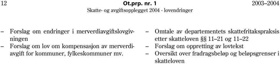 skattefritakspraksis ningen etter skatteloven 11 21 og 11 22 Forslag om lov om