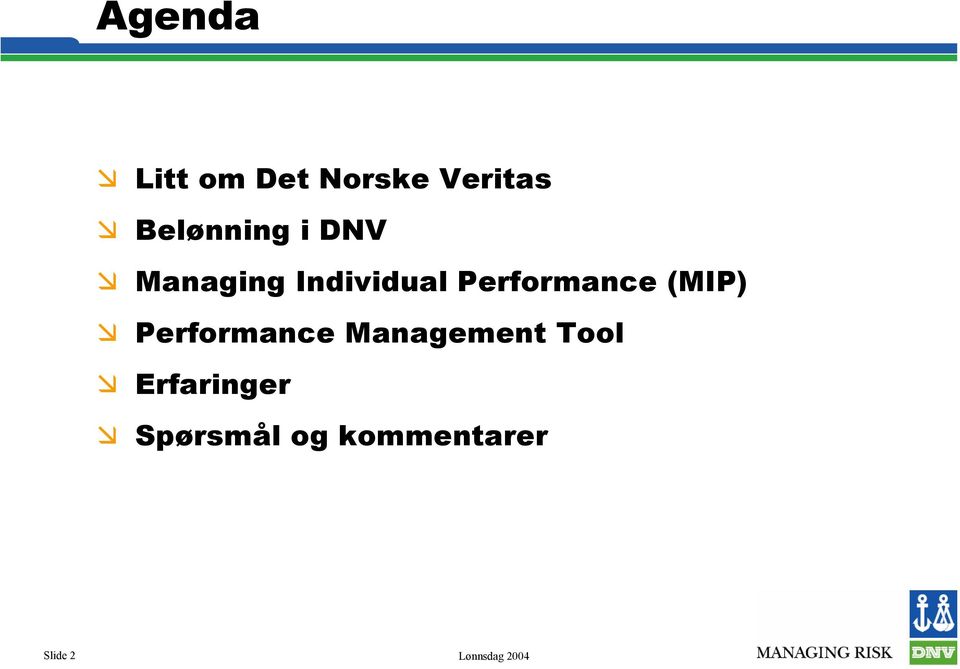 Performance (MIP) Performance