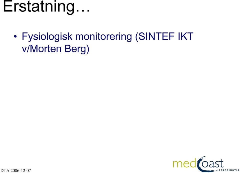 monitorering